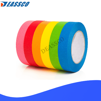 Colored Masking Tape Low Tack Crepe Paper PaintersTape